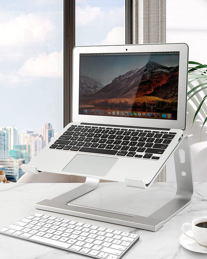 Ergonomic Aluminium Riser Compatible with any 10-17 Inch Laptop