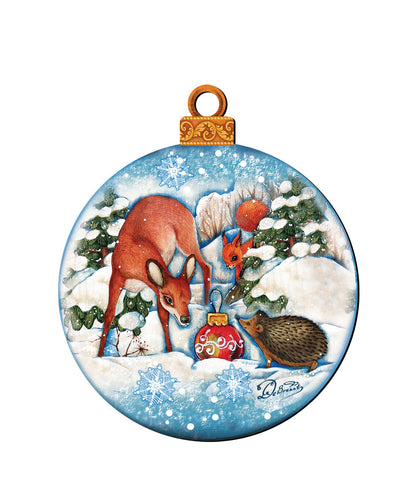 Forest Friends Christmas Door Decor by G. DeBrekht - Christmas Decor - 8173412H-4