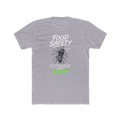 Food Safety T-Shirt — 'Food Safety' Funny B-cereus Mascot Tee for Food Workers