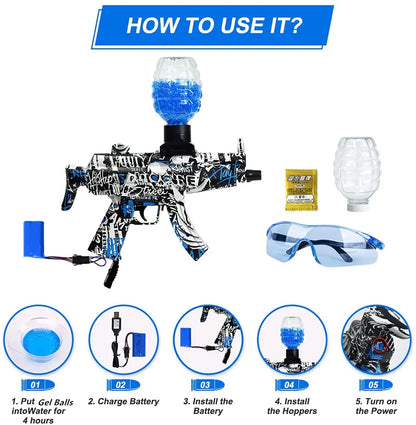 Electric Water Ball Beads Gel Blaster Gun