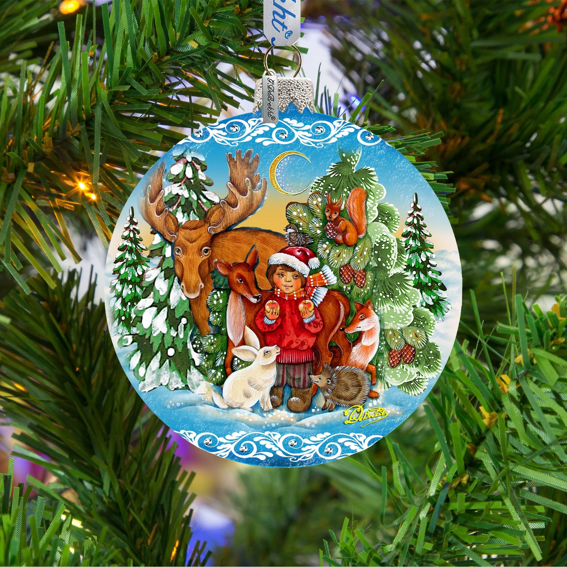 Winter Wonderland Glass Ornament by G. DeBrekht - Christmas Décor - 73372-3