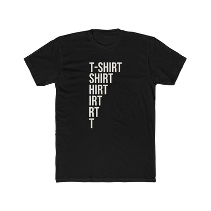 T-Shirt Shirt Hirt Hirt Irt Rt T Typographic Wordplay Tee