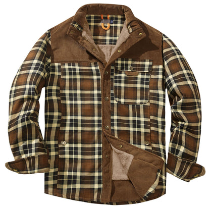 Men's Fleece-lined Winter Warm Jacket