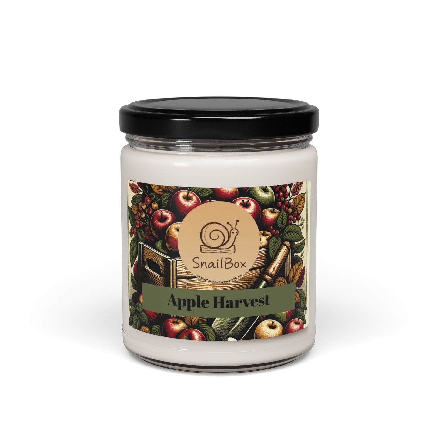 SnailBox Apple Harvest Soy Candle, 9oz