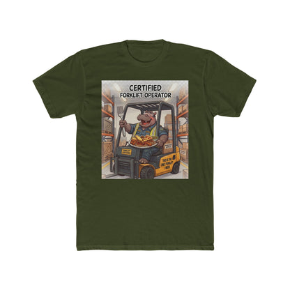 Certified Forklift Operator Tee — Funny Warehouse Worker T-Shirt