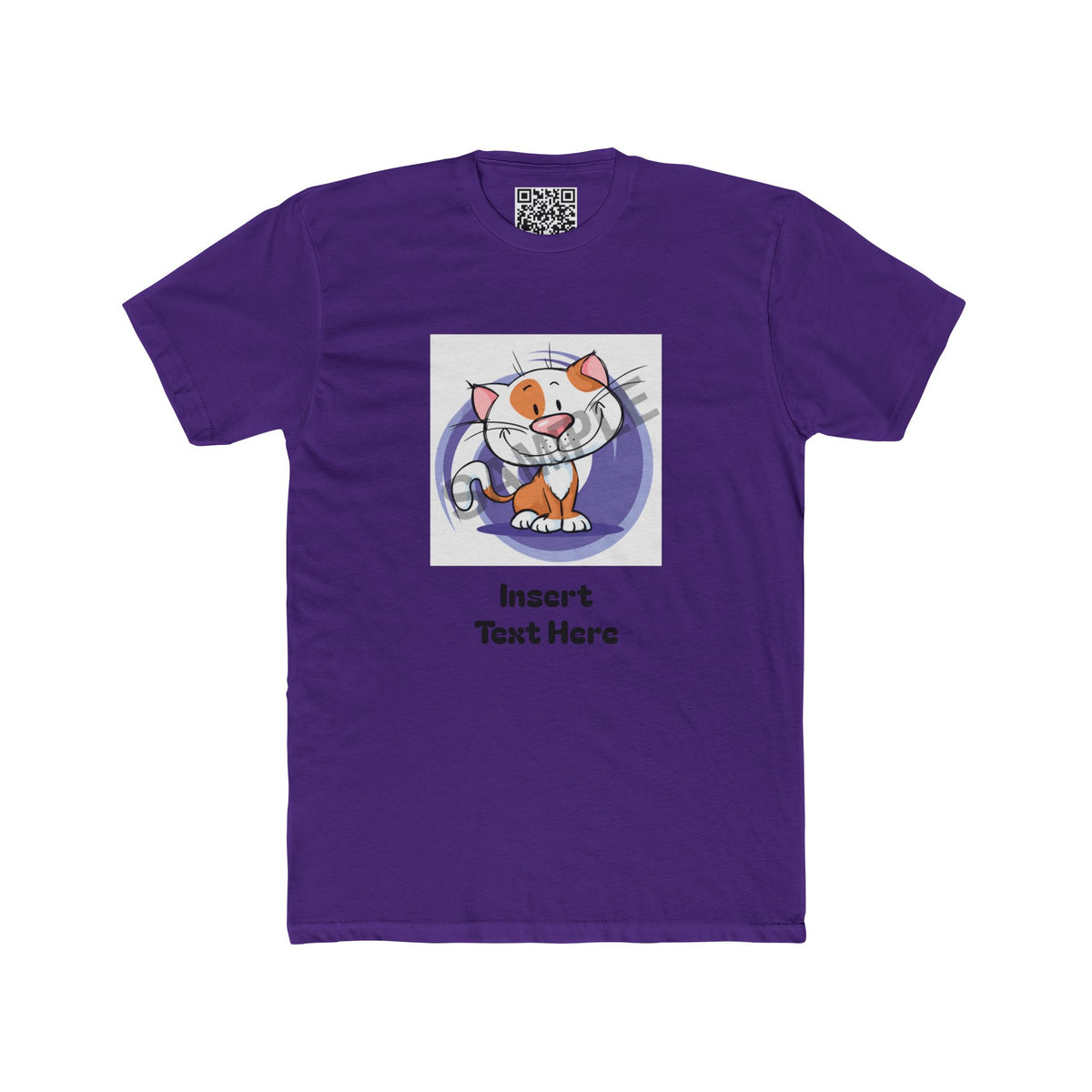 Camiseta unisex de algodón personalizable — Sube (1) foto y (1) texto