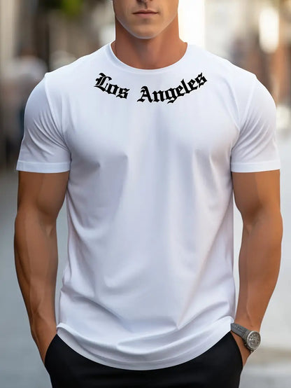 Letter Printed Men's T-shirt (various sku's available)