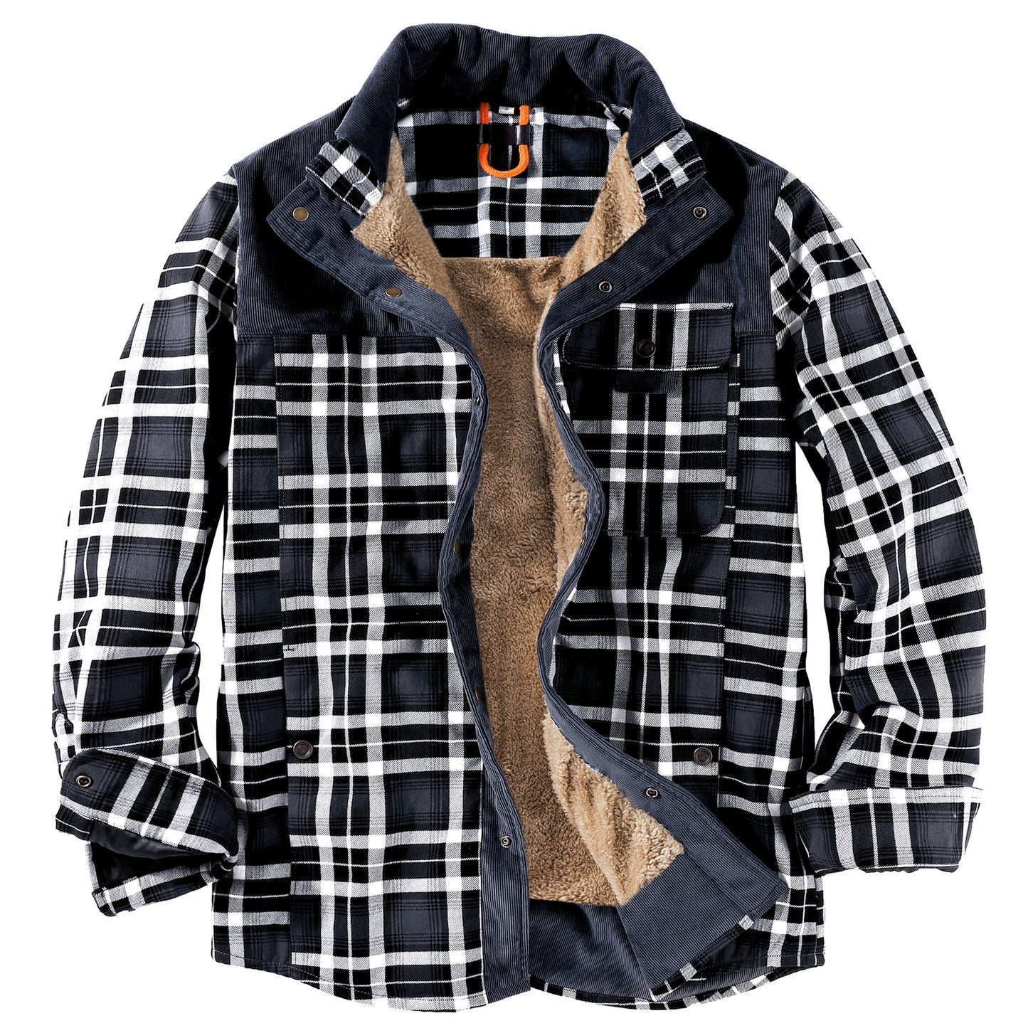 Men's Fleece-lined Winter Warm Jacket