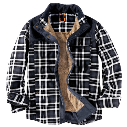 Men's Fleece-lined Winter Warm Jacket