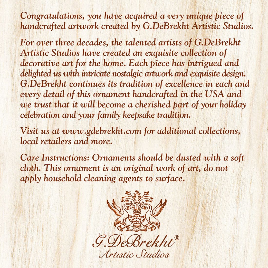 Eagles Snowflake Mercury Glass Ornament by G. DeBrekht - Wildlife Holiday Décor - 771033-3