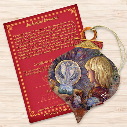 Fairy Wooden Ornaments by Josephine Wall - Christmas Decor - 845619-JW-3