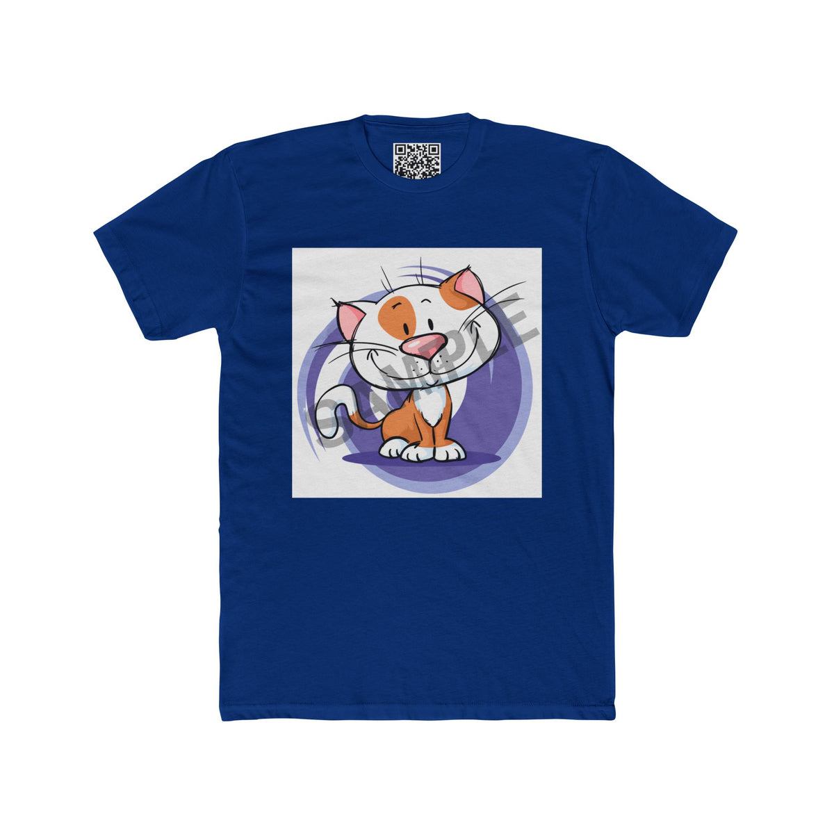 Customizable Unisex Cotton Tee — Upload (1) Photo LG