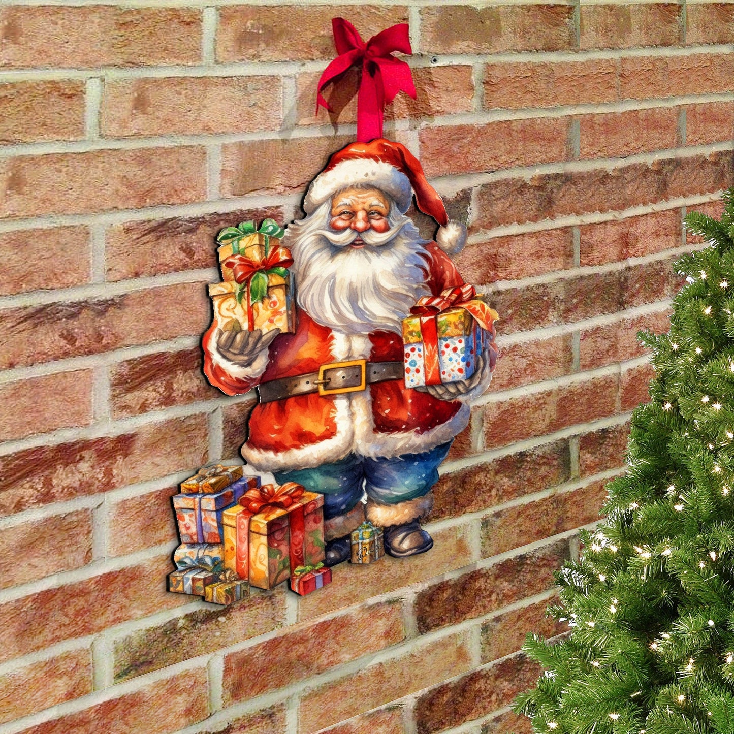 Merry Delivery Holiday Door Decor by G. Debrekht - Christmas Decor - 8611080H-3