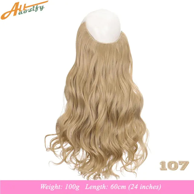 Synthetic No Clip Artificial Hair