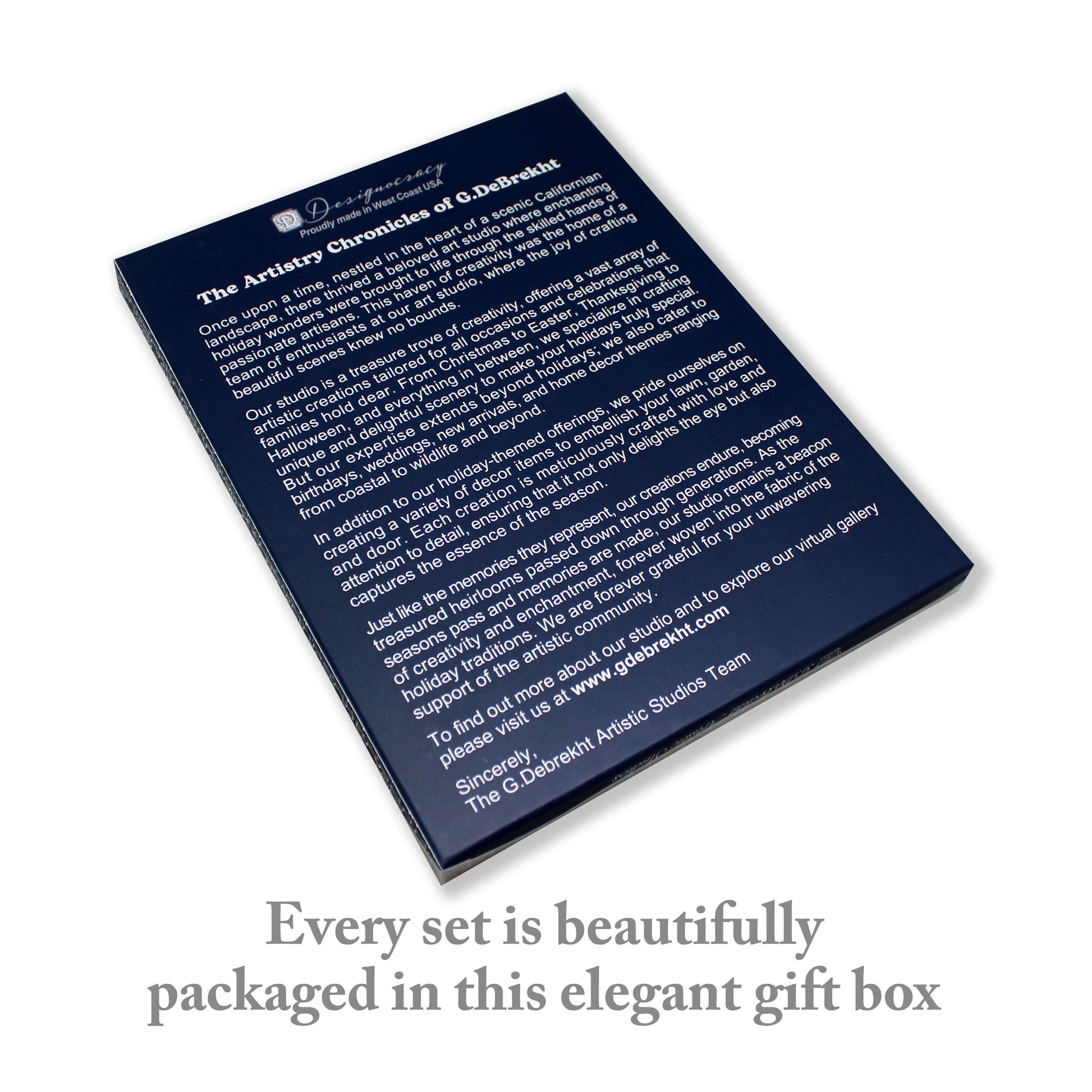 Christmas Journey Wooden Ornaments Set of 3 by G. DeBrekht - Christmas Santa Snowman Decor - 8100003S3-4