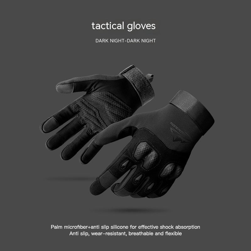 Riding Half Finger Wear-resistant Non-slip Silicone Gloves