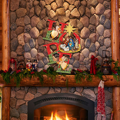 Hope Nativity Christmas Nativity Door Decor by G. DeBrekht - Nativity Holiday Decor - 8121461H-2