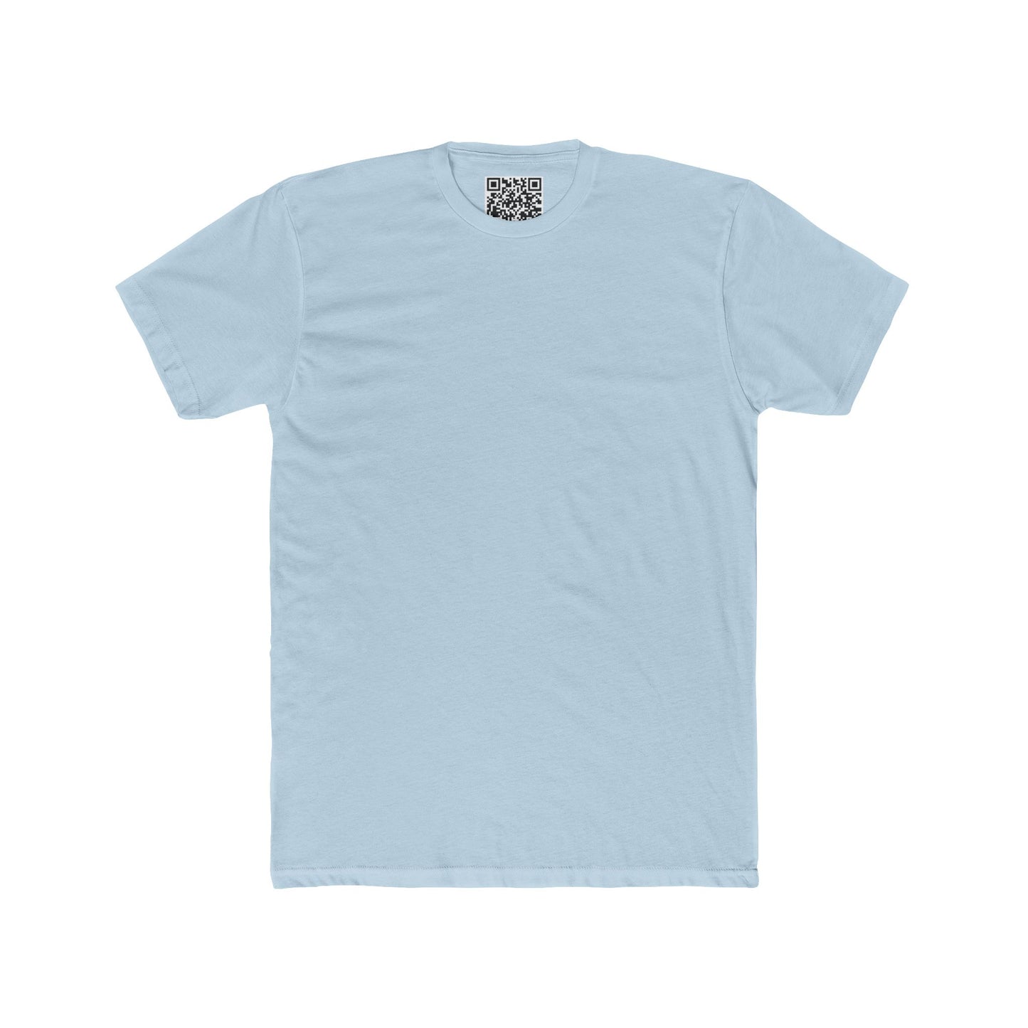 Customizable Unisex Cotton Crew Tee – Designed by You