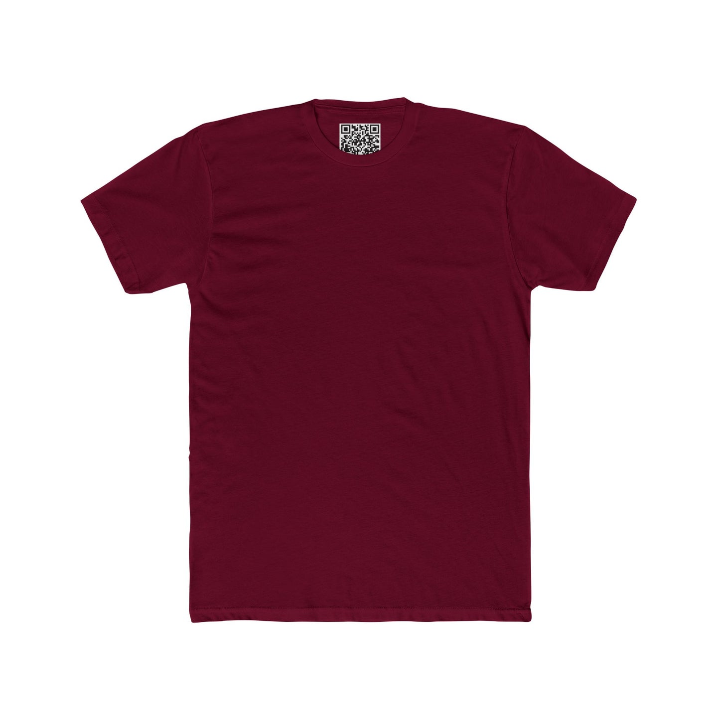 Customizable Unisex Cotton Crew Tee – Designed by You