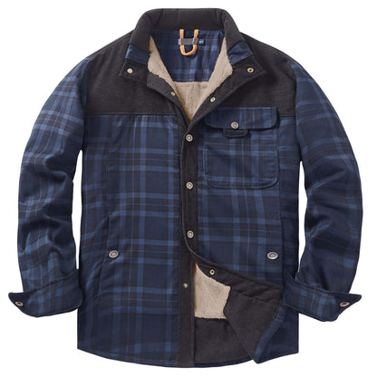 Men's Fleece-lined Winter Warm Jacket