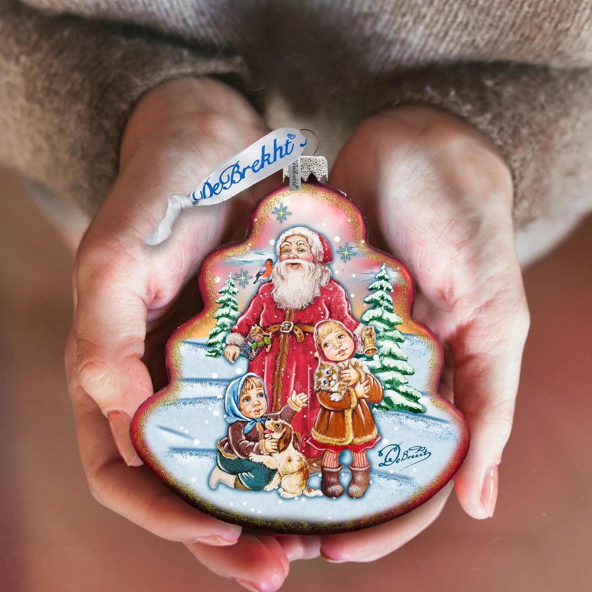 Time to Share Tree Glass Ornament by G. DeBrekht - Christmas Decor - 762-005-3