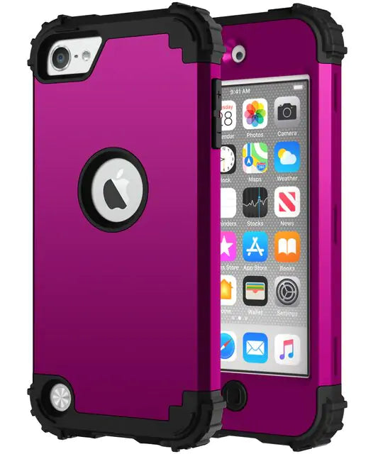 Strong Hard PC Silicone Protective Case For iPod