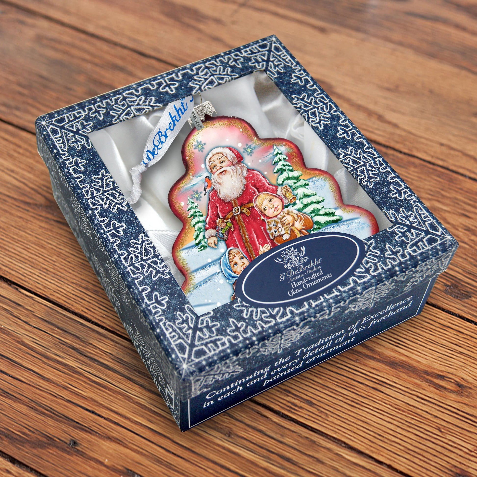 Time to Share Tree Glass Ornament by G. DeBrekht - Christmas Decor - 762-005-2