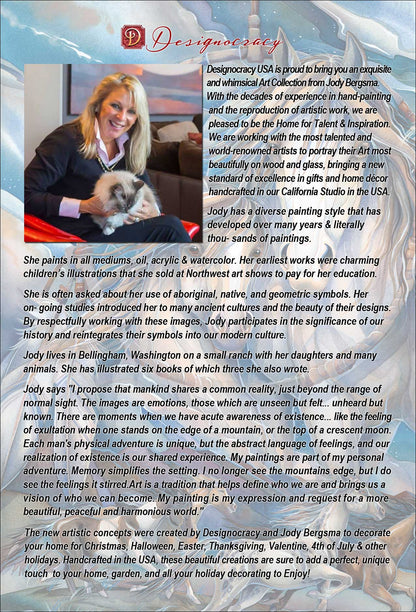 Sno Buddy like you Hand-Painted WOODCARVED Masterpiece by J. Bergsma - Wildlife Holiday Decor - 2422659-JB-4