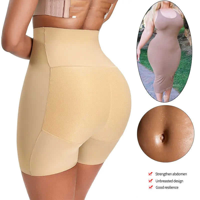 High Waist Women Padded Seamless Butt Lifter