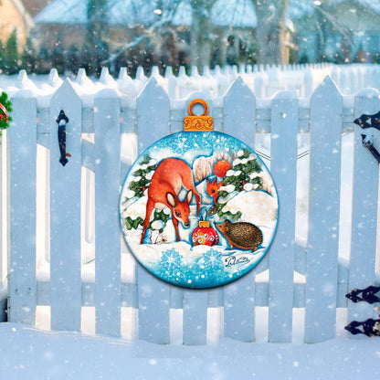 Forest Friends Christmas Door Decor by G. DeBrekht - Christmas Decor - 8173412H-3