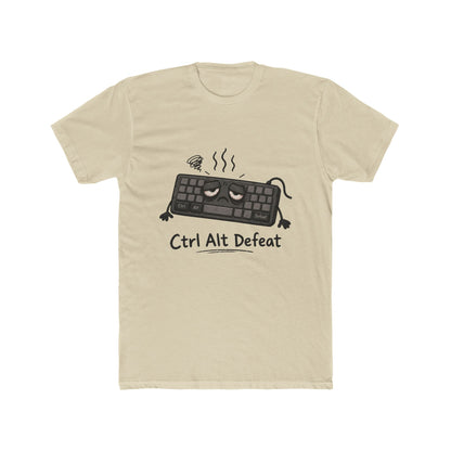 Ctrl Alt Defeat T-Shirt — Funny Gamer Keyboard Graphic Tee