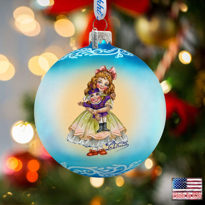 Nutcracker Ballet Glass Ornament Set of 3 by G. DeBrekht - Christmas Decor - 73740-S3-3
