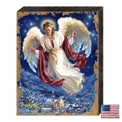 Piece on Earth Wooden Wall Art by D. Gelsinger - Nativity Holiday Décor - 95663B08-5