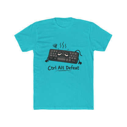 Ctrl Alt Defeat T-Shirt — Funny Gamer Keyboard Graphic Tee