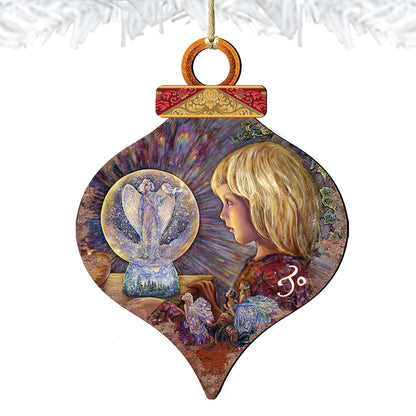 Fairy Wooden Ornaments by Josephine Wall - Christmas Decor - 845619-JW-4
