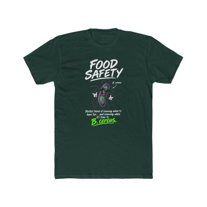 Food Safety T-Shirt — 'Food Safety' Funny B-cereus Mascot Tee for Food Workers