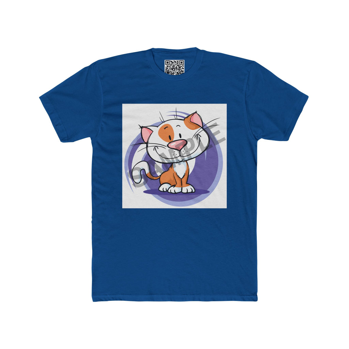 Customizable Unisex Cotton Tee — Upload (1) Photo LG