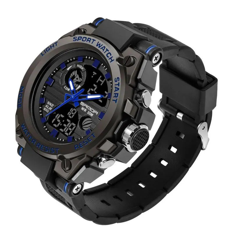 SANDA Men's Watch: AquaGuard Timepiece