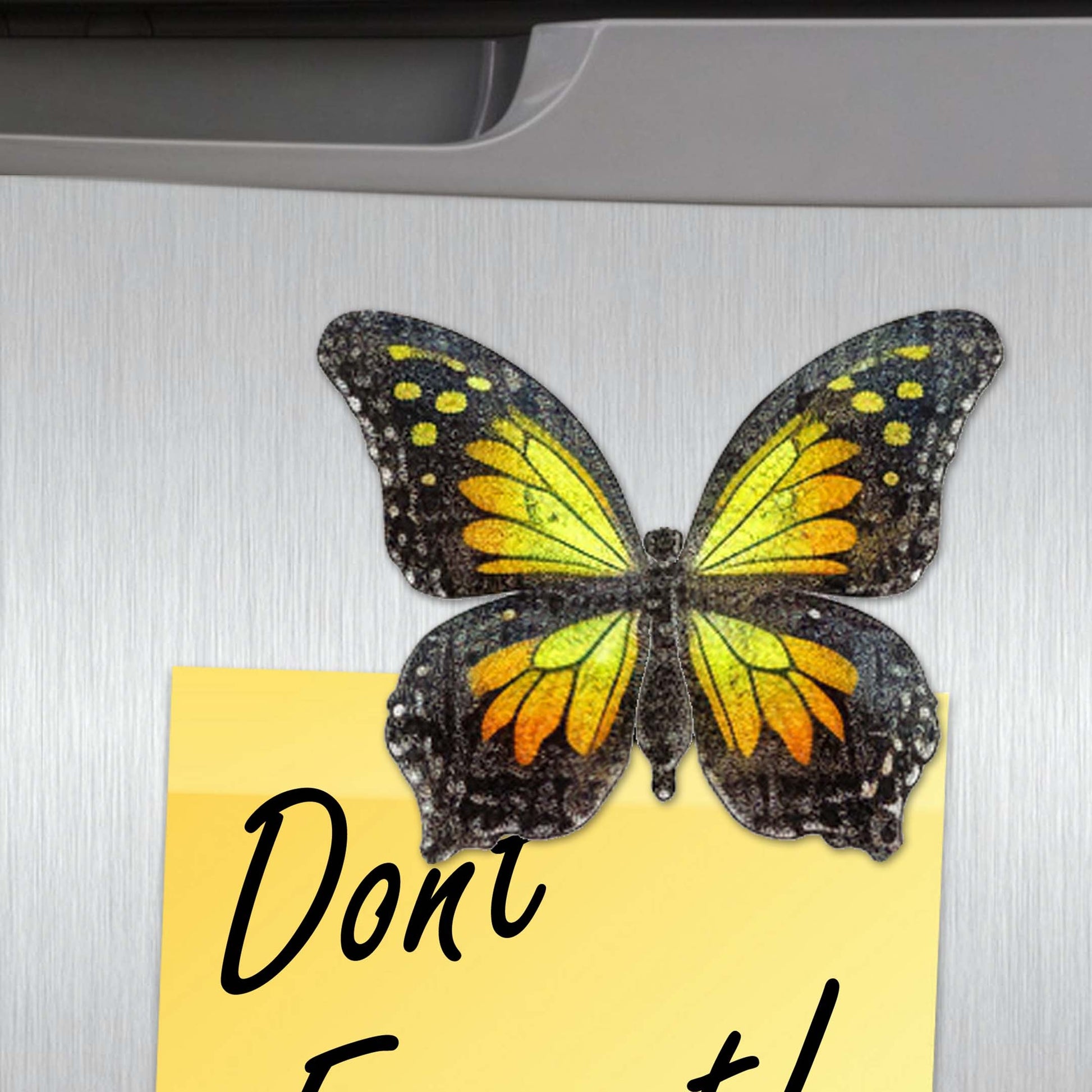 Summer Butterfly Decorative Eco Wood Magnets Set of 6 by G. Debrekht - Wildlife Decor - 8090012-1G-S6-1