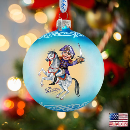 Nutcracker Ballet Glass Ornament Set of 3 by G. DeBrekht - Christmas Decor - 73740-S3-1