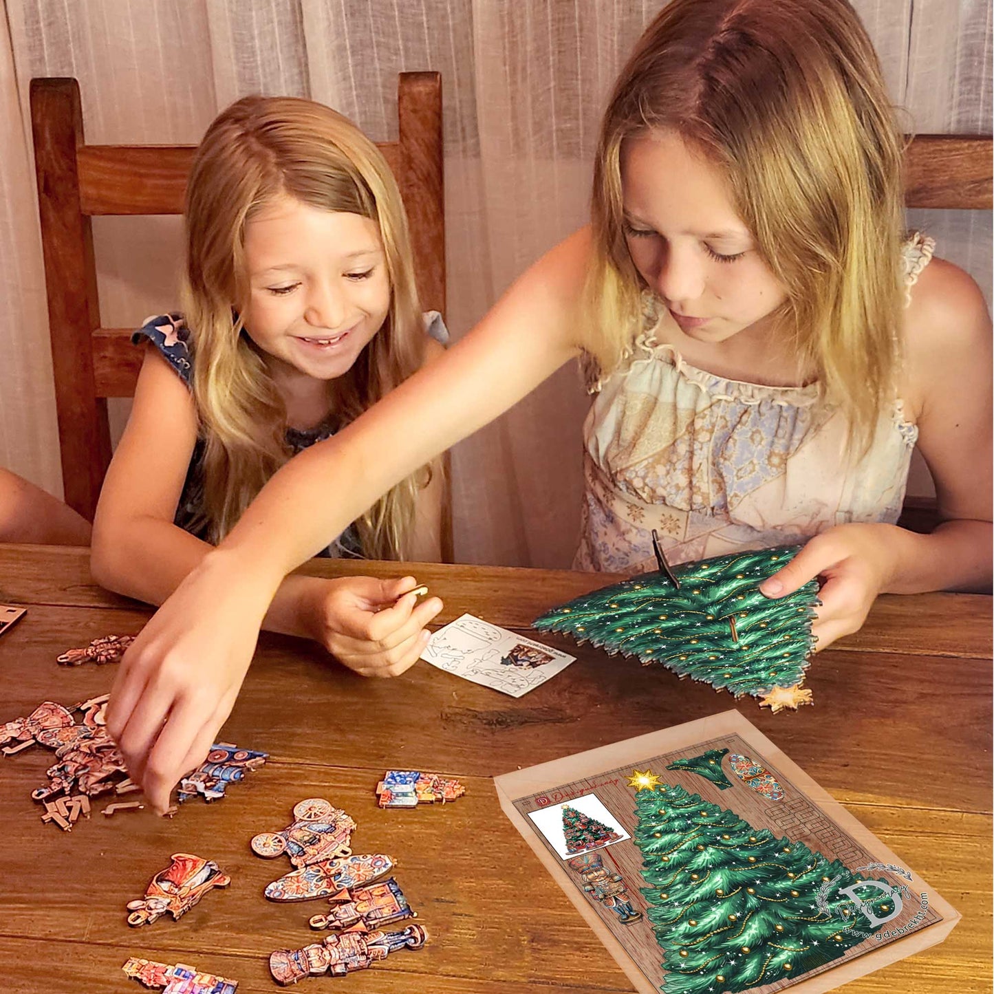 Coastal Christmas Tree Eco Wood Set by G.DeBrekht Christmas Decor - 8091514-4