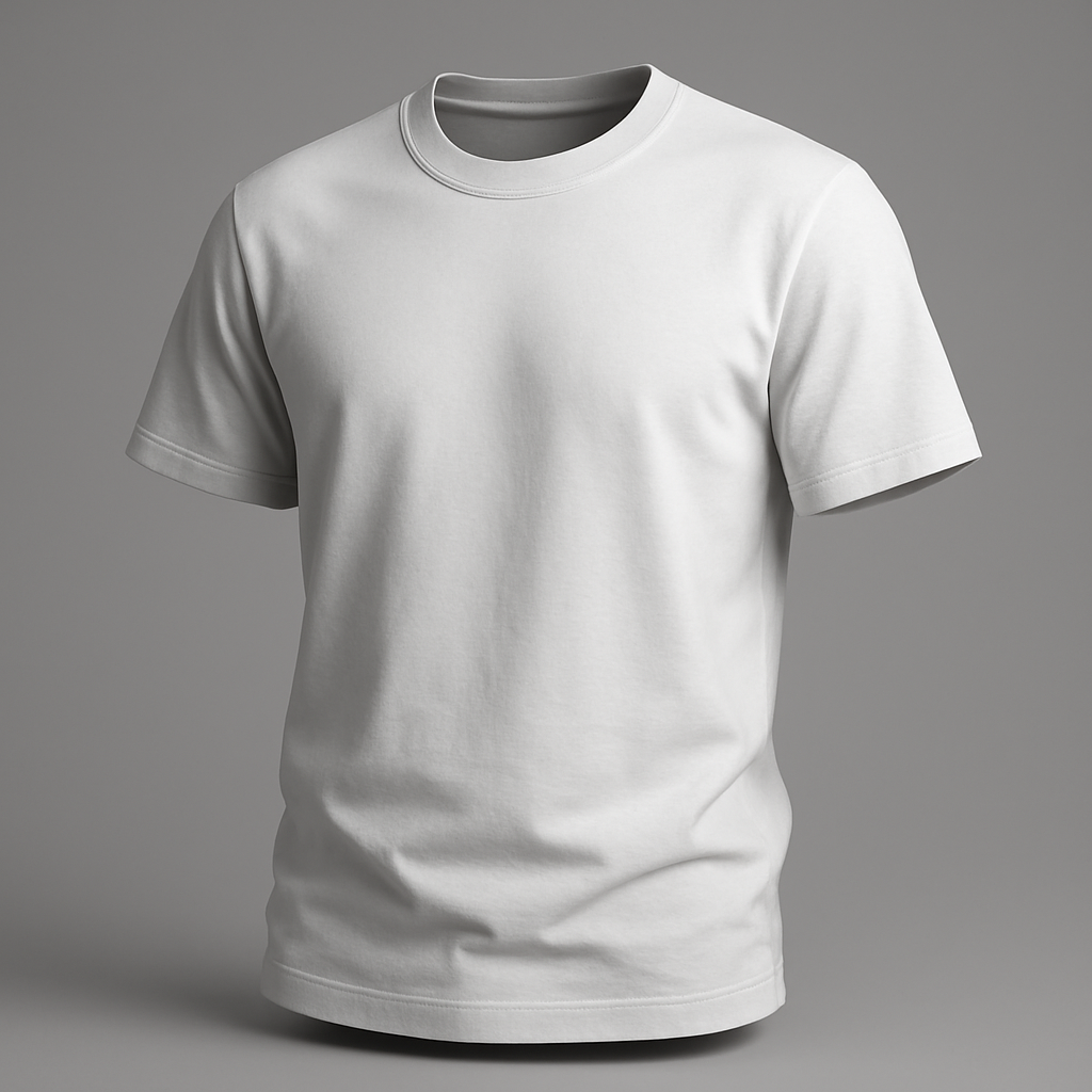 Customizable Unisex Cotton Crew Tee – Designed by You