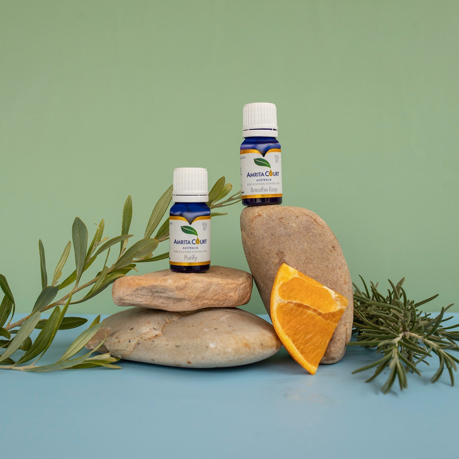 No Germ Duo Bundle | Purify + Breathe Easy Essential Oil Pair for Clean Air & Respiratory Support-1