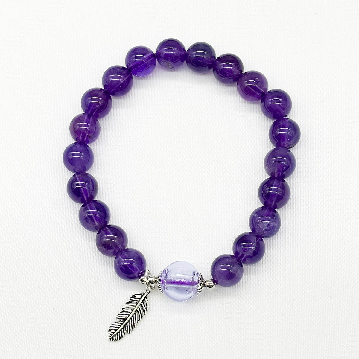 Sterling Silver Crystal Aroma Bracelet - Amethyst | Energy & Healing | Diffuser Jewellery | Gift for her-3