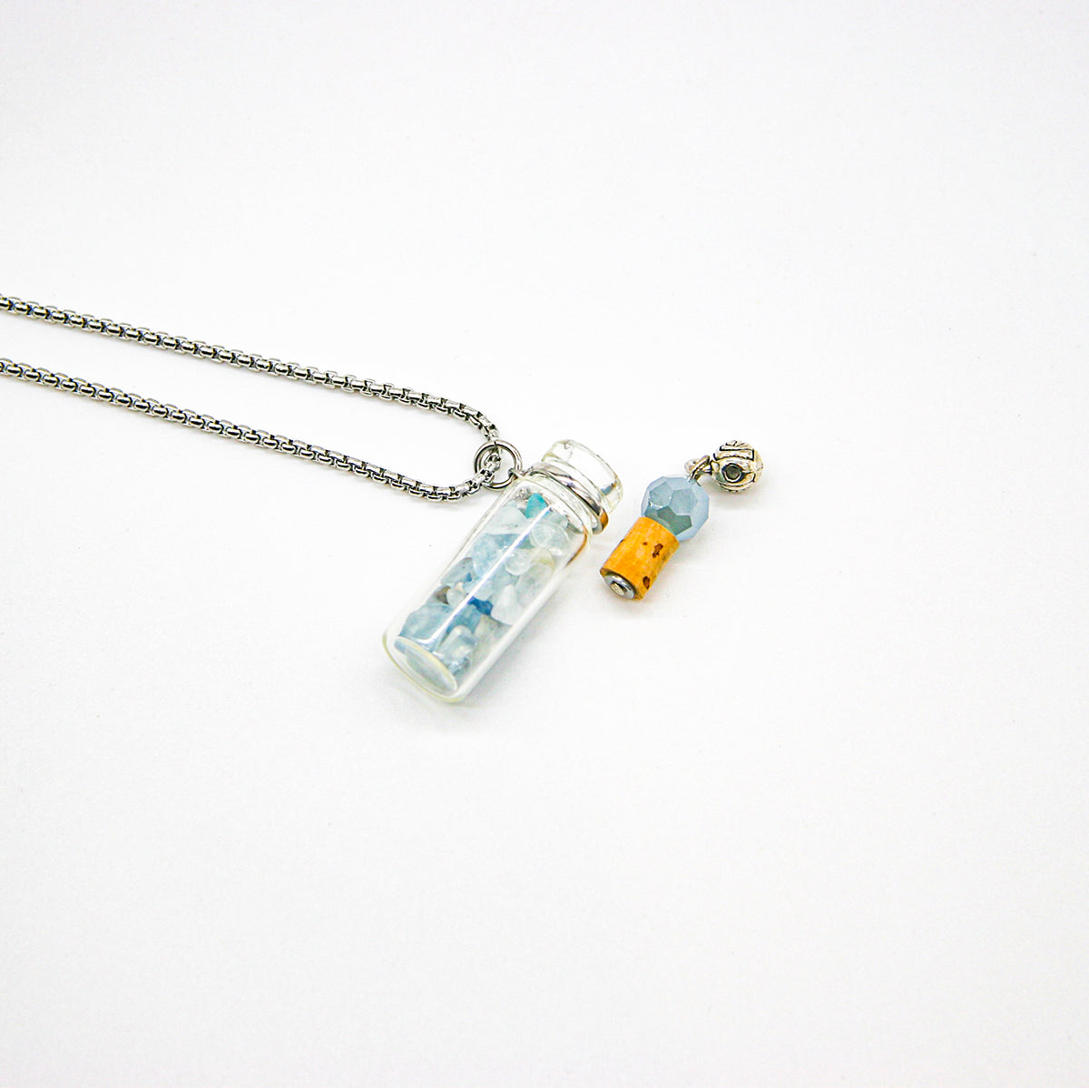 Aquamarine Diffusing Necklace | Energy & Healing | Diffusing on the go-2