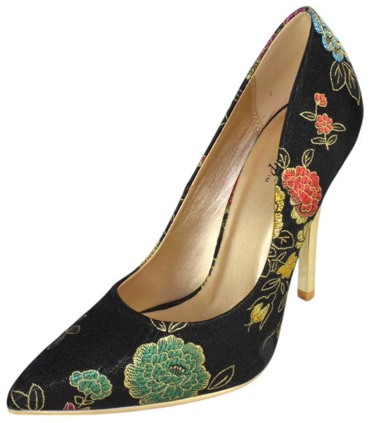 BOMBER Peony Black Not Just A Pump-0