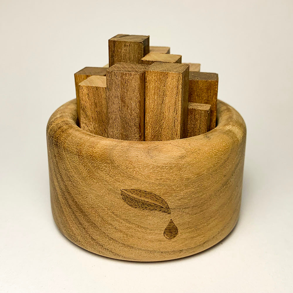 Black Walnut Cup Diffuser | Stylish Home Decor | Waterless Natural Essential Oil Diffusing-2