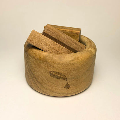 Black Walnut Cup Diffuser | Stylish Home Decor | Waterless Natural Essential Oil Diffusing-3