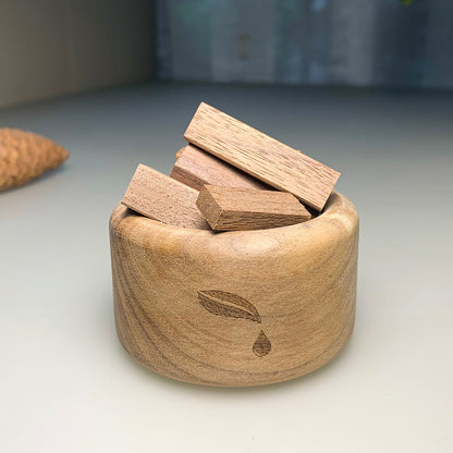 Black Walnut Cup Diffuser | Stylish Home Decor | Waterless Natural Essential Oil Diffusing-0