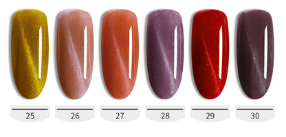 Cat's Eye Glue Nail Polish Set-7